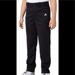 ADIDAS YOUTH OPEN BOTTOM CLIMALITE BASEBALL PANTS